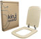 King Seat Copriwater dedicato, Serie conca Ideal standard, Realizzato in mdf certificato, Colore Champagne