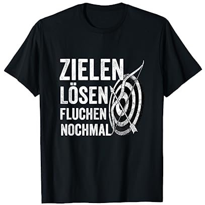 Bogenschütze Bogenschießen Pfeil und Bogen Bogensport T-Shirt