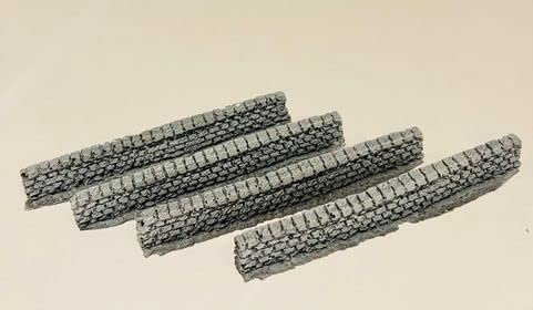 Javis Muro de piedra cortada, calibre N, escala 1:48, paquete de 4