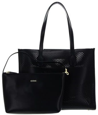 GUESS Katey Perf Tote Black