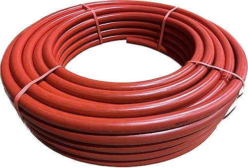 Pre-Insulated Multilayers Composite PEX Al PEX Pipe for Hot and Cold Water System (16mm 100m Coil, Red)