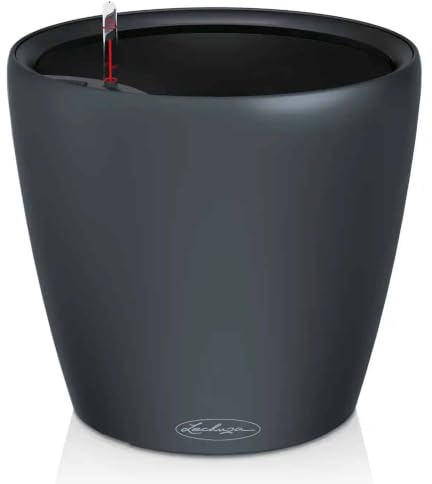 Lechuza-Gefäß mit Bewässerungssystem Classico Color LS 35 schiefergrau | 14281