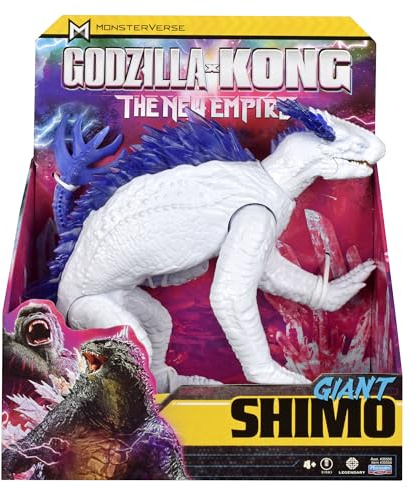 Godzilla x Kong: Il nuovo impero Shimo, 28 cm, personaggio iconico del film da collezione, confezione limitata ispirata al paesaggio della Terra cava, adatta a bambini dai 4 anni in su