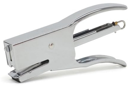 WAYTEX 931550 - Pinza cucitrice in metallo, 25 fogli, compatta, 100% metallo, per graffette 24/6 e 26/6, uso intensivo, colore: Cromo