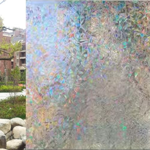 Sonnenschutzfolie Fenster Innen 30 x 600 cm Uv-Schutz Folie Sichtschutz Hitze Uv-Schutz Sonnenschutzfolie Fenster UV Schutz Spiegelfolie für Büro Und Haus, Laser