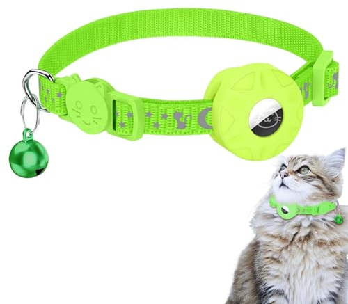 Reflektierendes Katzenhalsband Mit Glocke Outdoor Verstellbares | Halsband Aus Nylon Für Mittelgroße, Große Und Kleine Katzen