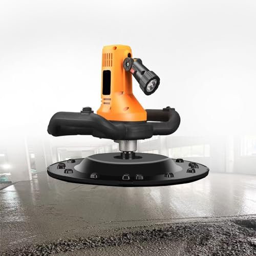 WHYYDSS 110V/220V Electric Wall Smoothing Machine with Mixing Rod, Electric Concrete Cement Mortar Trowel Machine, 2880w Electric Board Grinder with 8m Power Line
