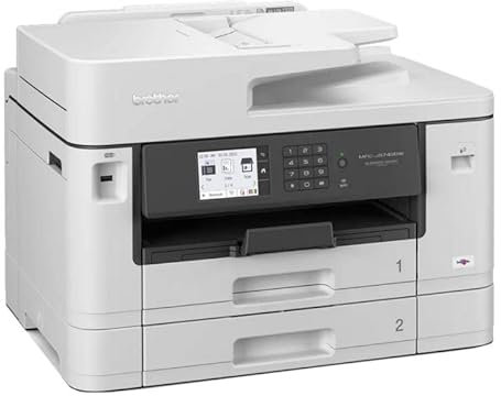 Glowster Multifunktional A3, Drucken, Scannen, Kopieren und Faxen, WLAN, Auto-Duplex, ideal für Büros und Gruppenarbeiten.