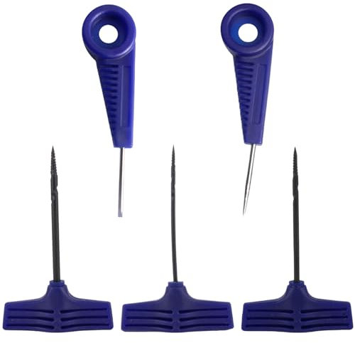 5-Piece Twist Gimlet, Bradawl, and Awl Set – Durable Hand Tools for Woodworking, Leathercraft, and DIY Projects, Boring, Pilot Holes, Screwing Tools