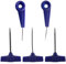 5-Piece Twist Gimlet, Bradawl, and Awl Set – Durable Hand Tools for Woodworking, Leathercraft, and DIY Projects, Boring, Pilot Holes, Screwing Tools