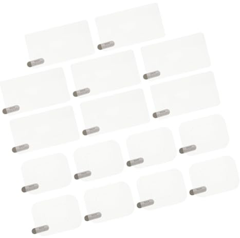 Gatuida 16pièces Autocollant pour Vitre De Voiture Film De Montage Électrostatique pour Caméra Embarquée Autocollant Transparent pour Pare-Brise Adhésif Flexible pour Installation sur