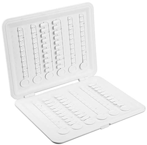 Nurnesy Présentoir de Vernis à Ongles, 120 Couleurs, Nuancier de Couleurs pour Nail Art, avec Système de Clipsage, pour Salon de Manucure