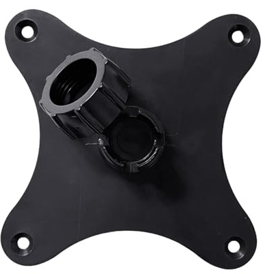 Tragbarer Monitorhalter für VESA 75 Loch Pitches Kopfadapter Winkelverstellung Stabiler HDTV-Ständer Einstellbare Displayhalterung