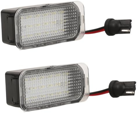 ABOOFAN 2pcs Led License Plate Light Replacement Car Rv Truck Bulb Tag Lights for Lamp Exterior Fiesta