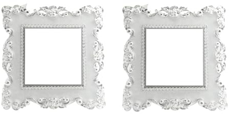 2 Piezas Marco De Interruptor De Luz, Diámetro Interior 8,6 × 8,6 Cm, Placas De Cubierta De Interruptor De Luz, Etiqueta Engomada De Marco De Enchufe Para Pared, Decoración Y Protección Del Hogar