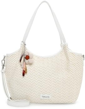 Tamaris Shopper TAS Konstantina 34264 Damen Handtaschen Zweifarbig white 300