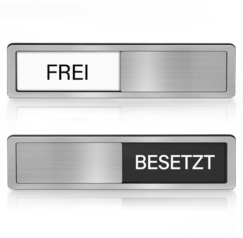 Büro Türschild-Bitte Nicht Stören Frei/Besetzt Schild Magnetisch & Selbstklebend–Schiebeschild für Büro, Home Office & Konferenzraum