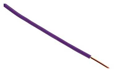 Zenitech - Câble d'Alimentation Électrique H07V-U 1,5 mm² - Violet - 100 m - Conducteur Monobrin Isolant PVC - Pour Installation Intérieure - Tension Max 700V - Usage Résidentiel et Petit Tertiaire