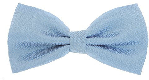 SHIPITNOW Männer Fliege Himmelblau - Light Blue Himmelblaue Herren Fliege - 20 farben - Für Hochzeit, Party