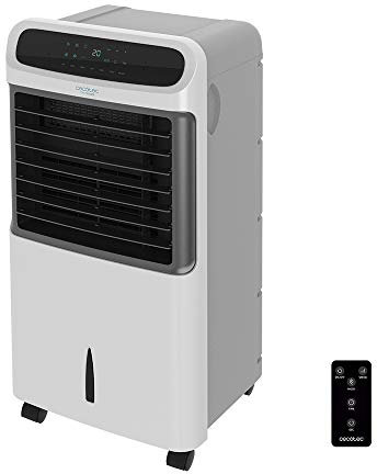 Cecotec Climatizador Evaporativo EnergySilence PureTech 6500. 4 en 1: Refrigeración, ventilación, calefacción y deshumidificación, Caudal de Aire 500 m³. Temporizador 24h, 12 L, Mando a Distancia