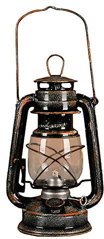 POFET Lanterna a cherosene stile rétro, Lanterna vintage da 24 cm, lampada a olio, lanterna a cherosene, lampada da tavolo in stile classico, per casa, giardino, campeggio, giallo