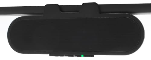 Cyber Acoustics USB & Bluetooth Speaker Bar (CA-2890PRO) USB Powered Speaker with Speakerphone for PC and Bluetooth for Smartphones, Clamps to Monitors up to 2 Inches Thick