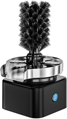 Limpiador de vasos de vidrio de alta presión, limpieza totalmente automática para cafetería KTV, limpieza a presión, tipo rotativo,Black