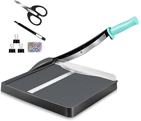 Papierschneider A4, Hmseng Fotoschneider 300mm Schnittlänge, Schneidemaschine, für Scrapbooking, Bastelarbeiten, Papier, Gutscheine, Etiketten, Karton