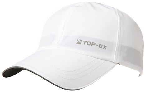 TOP-EX Wasserabweisende Baseball Cap Herren UPF 50+ für große Köpfe | Funktions-Polyester, atmungsaktiv, faltbar, flexible Krempe, reflektierend und verstellbare Schnalle für Golf und Laufen