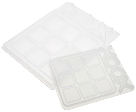 STOBOK 2 Stk Schachbrettform Gießformen Aus Harz Für Familienspiele Diy Manuelle Form Epoxidform Für Tischspiele Handgefertigt Diy-form Weiß Epoxidharz Kristall Kieselgel