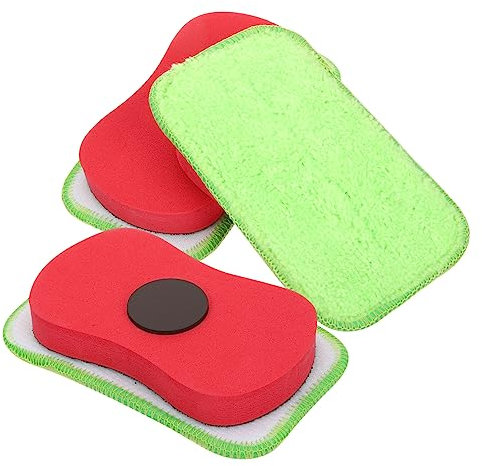 VILLFUL 2stücke Abnehmbarer Waschbarer Magnetischer Tafelschwamm Wiederverwendbarer Staubfreier Radierer Für Tafel Und Whiteboard Einfach Zu Reinigen Langlebig Und Praktisch