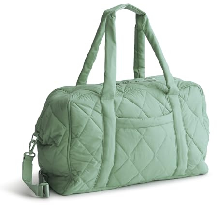 Vera Bradley Women's Featherweight Miramar Weekender, Beryl Green, One Size