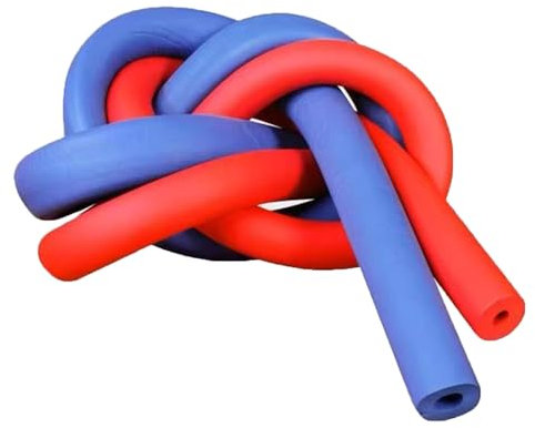 Rohrisolierung Flexible für Außenbreich Rot/blau Dicke 15/20mm Schaumstoffschlauch Für Rohrisolierung im Erdreich Länge 2m Kautschuk Tube Für Klimaanlage6~60mm(Blau,25 mm x 15 mm x 2 m)