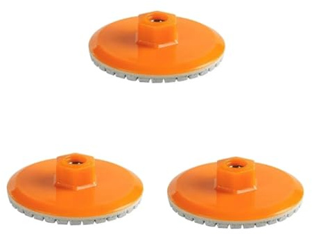 Dunxiles 80 mm 3 Pollici Diamante Tampone Lucidatura Bagnato Asciutto Disco Abrasivo per Levigatura Marmo Granito Cemento Rettifica Piano di Lavoro Pietre 1/2/3/5 Pezzi, Utensili per Rettifica