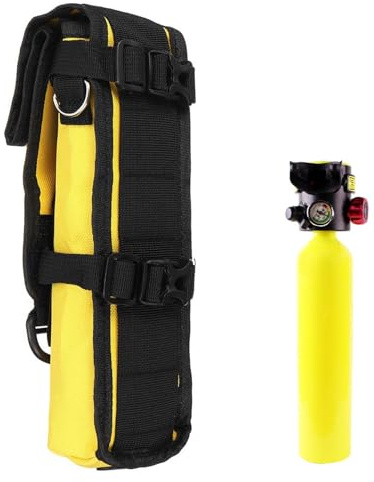 Tragbarer Sauerstoff-Rucksack – kleiner Flaschenhalter, Luftversorgung für Tauchen, leichtes und kompaktes Etui für Mobilität, Nachfüllflasche für Notfälle, medizinische Ausrüstung für den