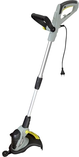 Buystar Tagliabordi Elettrico Telescopico 550w - Manico Estendibile +18cm, Testata Inclinabile 30°, Prati, Giardino, Filo 6mt, Rasaerba - Ampiezza Taglio 30 cm