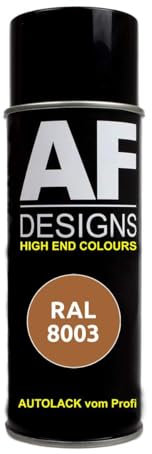 RAL8003 LEHMBRAUN Spraydose matt Lackspray Sprühdose DIY Autolack