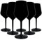 TUNDRA – Juego de 6 copas de plástico rígido lavables | EVENT 33 cl | Vasos irrompibles de Tritan® (plástico rígido), sin BPA y lavables en lavavajillas | Copas de vino, cócteles, Spritz (negro, 33)