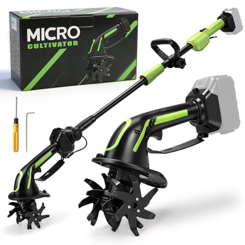 Cultivador Manual a Batería para Makita 18V (sin Batería) (con Barra 1 m)