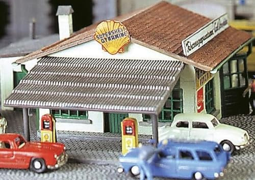 Faller FA232542 Tankstelle Modellbausatz, Zubehör, Mehrfarbig 82 x 74 x 38 mm