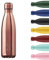 Chilly's Water Bottle - Stainless Steel and Reusable - Leak Proof, Sweat Free - Chrome Rose Gold - 500ml