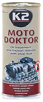 K2 Moto Doktor - Aditivo de Aceite de Motor - Sellador de Fugas de Aceite - Antifricción del Motor - 443ml (1)