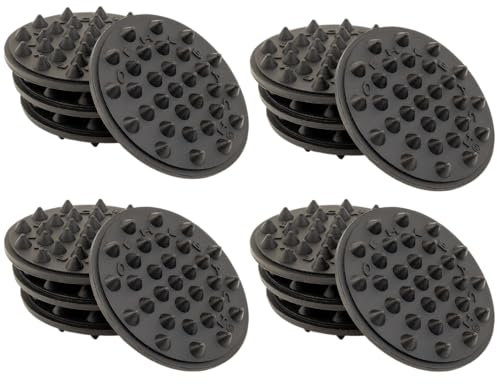 OEHLBACH Shock Absorber Lot de 16 amortisseurs de résonance pour Hi-FI/Haut-parleurs/Subwoofer - Élastique - Noir