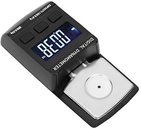 Oumefar 100g/0,01g Tocadiscos Digital Profesional Stylus indicador de Fuerza Aguja Pantalla LCD medidor de presión Tocadiscos Cartucho de Aguja Escala de presión Vertical