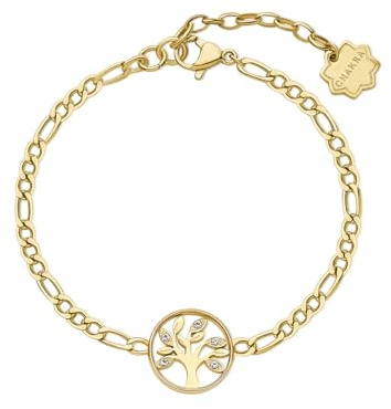 Brosway Bracciale Donna in Acciaio e Cristalli con Simbolo Albero Della Vita | Collezione Chakra - BHKB144