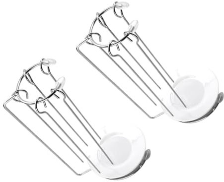 POPETPOP Lot De 2 Grilles À Kebab Grille À Suspendre pour Barbecue Grille À Kebab pour Four avec Support pour Présentation des Aliments Au Gril
