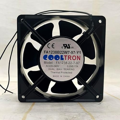 FA1238B22W7-97-Y1 12038 220V 0.20/0.17A 2line Large Airflow Inverter Fan
