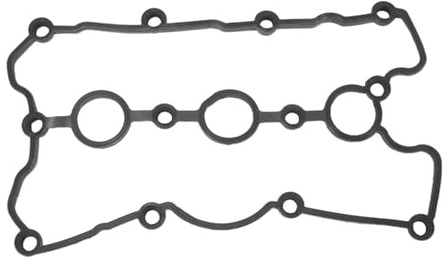 INFINAUTO Valve Cover Gasket, Cylinder Head Valve Seal Gasket No.06E103483P for A4 2009 for A5 2008-2010 Black, Rocker Cover Gasket 1 Pc
