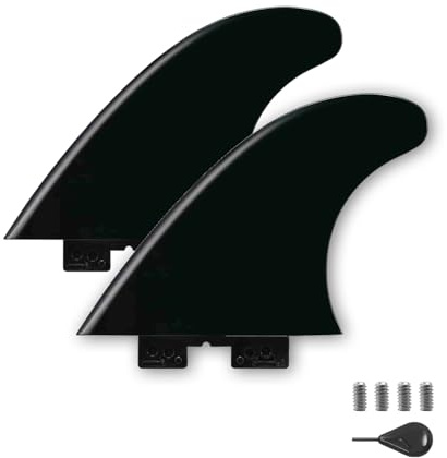 THURSO SURF SUP Click Fin 11,4 cm Seitenflossen mit Quick Lock Technologie für aufblasbares Paddelboard