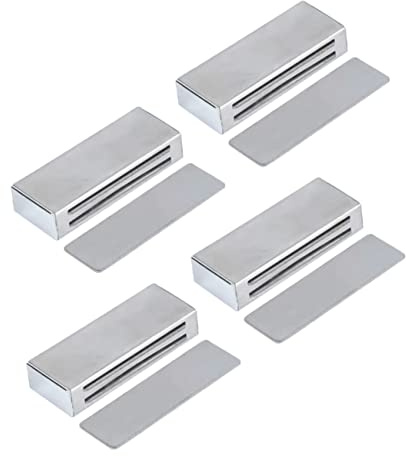 DIYEAH Cierrapuertas Magnéticos para Puertas Paquete De 4 Resistentes Y Fáciles De Instalar Cierre Magnético para Armarios De Cocina Puertas De Armarios Y Despensas
